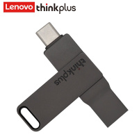 联想(Lenovo) MU90 双接口两用U盘 USB3.1+Type-C 32G 黑色