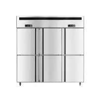 蔚天蓝(WEITIANLAN) 厨房商用六开门冰柜 立式大容量厨房酒店保鲜冷冻柜 冷冻