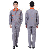 STHLTXGS 春秋男女长袖工作服套装工厂车间汽修工装工服(多色)