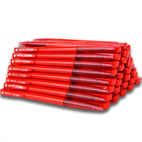 得力 6506(N) 红色 圆珠笔按动式原子笔0.7mm 60支/盒 计量单位:盒