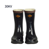 安全牌 30KV 绝缘胶鞋高筒靴(Y) 工矿靴 雨鞋 雨靴 高筒靴 40-48码 10双/箱 计量单位:箱