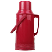 茶花(CHAHUA) 茶瓶保温水瓶大容量保温壶热水瓶家用水瓶 暖壶开水暖水保温瓶大容量学生宿舍用玻璃内胆定制 A16红色
