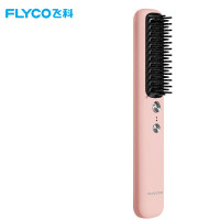 飞科(FLYCO) 直发梳直发器 FH6816 智能恒温 珊瑚红