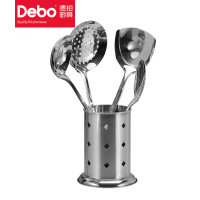 德铂(Debo)蒙斯特不锈钢厨房用具铲勺5件套 DEP-131