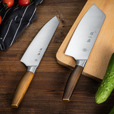 张小泉 厨房刀具套装二件套 菜刀套装家用小厨刀切肉刀切片刀套刀D40320100
