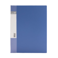 得力A4资料册文件透明插页档案夹办公用品 加厚款10页-可放20张 5101