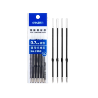 得力6959蓝色按动型圆珠笔替芯 圆珠笔芯 0.7mm(蓝色)20支