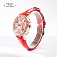 Cmierf Kuect时来运转七彩宝石手表 CK-6813L