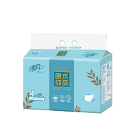 清风 原木纯品3层100抽/包*4*6抽取式面巾纸(24包/箱)BR40AQ