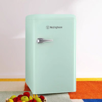 西屋 复古迷你小冰箱家用小型客厅饮料冰吧冷藏冷冻 BC-82M 薄荷绿