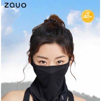 zauo 速干防晒面罩黑色