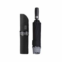 Mamoru760三折反向雨伞自动黑色