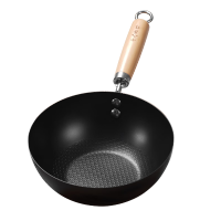 十八子作 0涂层小丫头炒锅平底煎锅HM-207-20C