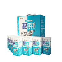 简爱 限定牧场优质蛋白 生牛乳营养高钙纯牛奶200ml*12盒