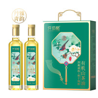 仟佰粮 丹青雅韵-有机纯正山茶油双支礼盒750ml*2