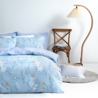 水星家纺YL磨毛印花四件套(抗菌)甜醉花香 125142