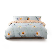 水星家纺YL全棉印花四件套(抗菌)花开彼岸 124423