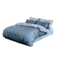 水星家纺YL磨毛印花四件套(抗菌)都市印象 125619