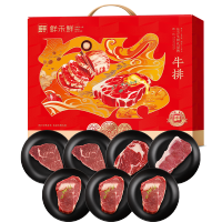 鲜禾鲜 星悦牧坊怡悦牛排礼盒 1260g