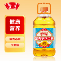 鲁花 厨中食用油香浓香葵花仁油4L