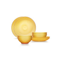 康宁 VISIONS晶铂餐具8件组 (小碗x4+小盘x4)