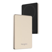 MANGOTEKMangoTek芒格金属磁吸超薄外接电源充电宝移动电源适用于苹果华为 钛金色 5000mAh