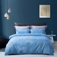 水星家纺全涤磨毛抗菌四件套——锦瑟未央 123050