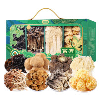 富昌“富有生机”有机菌菇礼盒580g (双面开窗)