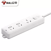 公牛(BULL)GN-406D大功率16A空调专用插座电暖器插板4000W 1.8米3插位