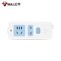 公牛(BULL)GN-B09 2插位无线不带线自接线插排插座