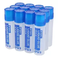 晨光(M&G) 文具125ml高粘度液体胶办公快干耐用胶水 软胶头 125ml*12支 AWG97003