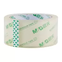 晨光(M&G)普惠高透封箱胶带 高透明封箱胶布胶条 一筒6卷装 48mm*100y AJD95797