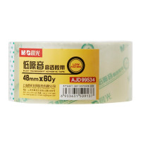 晨光(M&G) 低噪髙透胶带 封箱胶带打包胶带 48mm*60y-AJD99534 2卷装