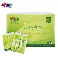 心相印 C3624(条装)心相印茶语丝享系列24包装四层纸手帕(超迷你)6片/包 24包/条