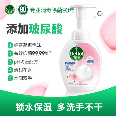 滴露(Dettol)滴露泡沫抑菌洗手液花香型250ml*2