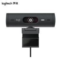 罗技(Logitech) Brio 505全高清网络直播摄像头1080P电脑远程办公商用会议内置麦克风摄像头 黑色