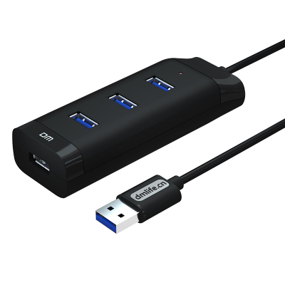 大迈(DM)USB3.0分线器 四合一高速扩展坞 1.2米4口集线器 2个装 CHB007