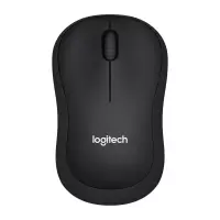 罗技(Logitech) B220企业版 鼠标 无线鼠标 办公鼠标 轻音鼠标 黑色 带无线2.4G接收器