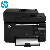 惠普(HP)M128fn 黑白激光打印机 四合一 办公打印/复印/扫描/传真 有线网络
