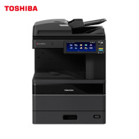 东芝(TOSHIBA)2020AC彩色A3激光一体机 打印复印扫描 标配双面自动输稿器+单纸盒+底柜