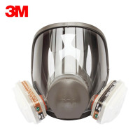 3M KN95防毒面具全面罩防有机蒸汽6800全面具+(1对6001滤盒+1对501滤棉盖2片5N11滤棉)