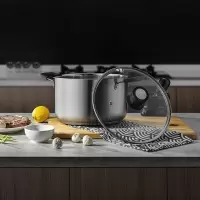康宁WORLD KITCHEN厨享系列汤锅24cm WK-CXTG24/KZ/JY