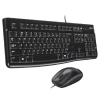 罗技(Logitech)MK120 有线键鼠套装办公键鼠套装