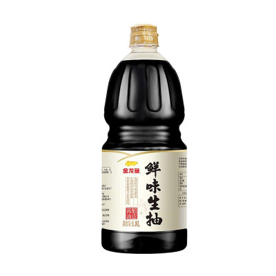 金龙鱼 鲜味生抽酱油1.8L 酿造酱油 2瓶装