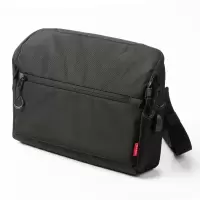 山业(SANWA SUPPLY)BAG-BBC1BK 单肩斜挎电脑包 时尚骑行款 USB接口 14英寸 黑色