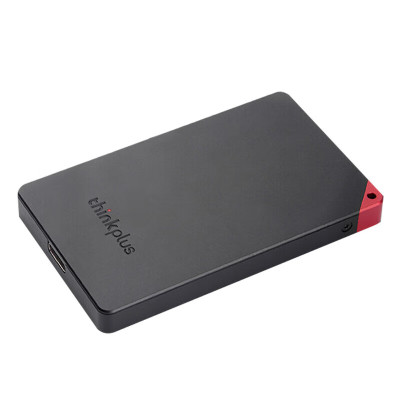 联想 thinkplus移动固态硬盘 USB3.1高速PSSD移动硬盘小巧便携 US100黑色 2T