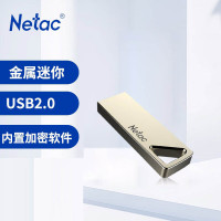 朗科USB2.0 优盘U326 全金属闪存盘 直插式小巧迷你U盘 16GB