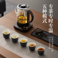 鸣盏智能旋转喷淋煮茶器一键全智能喷淋烧水壶 可控温智能恒温保温茶壶 MZ101