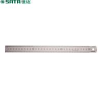 世达(SATA)91403直尺不锈钢直尺刻度尺绘图测量钢直尺500MM * 2个装