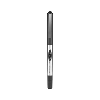 齐心(Comix)RP618子弹头直液式走珠笔中性笔0.5mm 黑色 12支/盒 2盒装